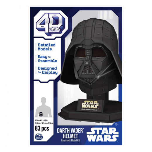 4D Puzzles - Darth Vader Helmet 83 Bitar i gruppen PUSSEL / 3D pussel hos Spelexperten (6068747)