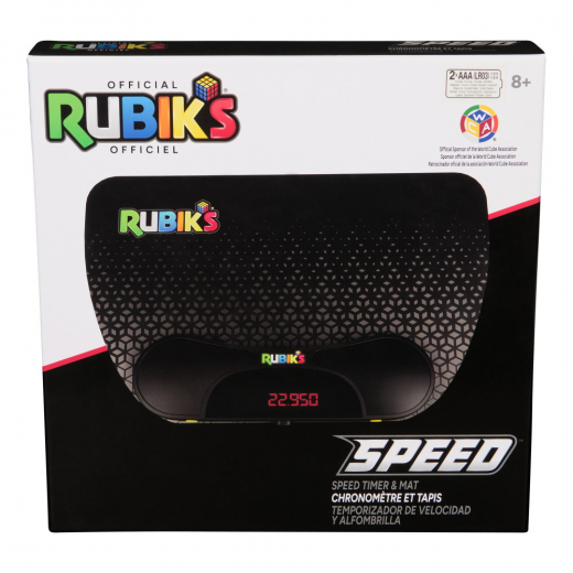 Rubiks Speed Timer & Matta i gruppen SÄLLSKAPSSPEL / Tillbehör / Övriga hos Spelexperten (6070392)