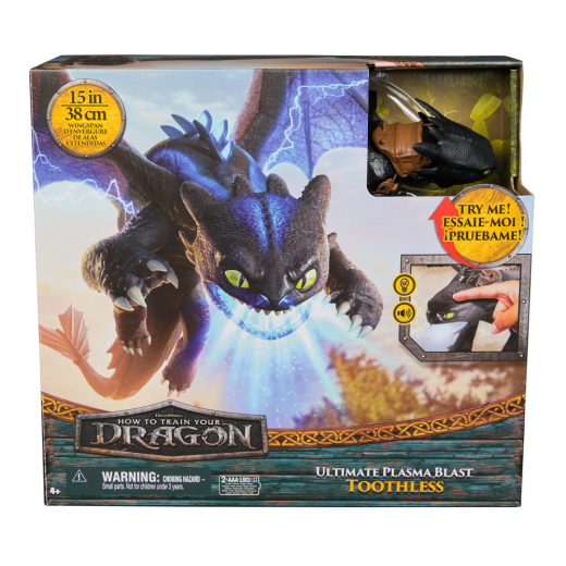 How To Train Your Dragon - Plasma Blast Nightfury i gruppen LEKSAKER / Figurer och lekset hos Spelexperten (6072541)