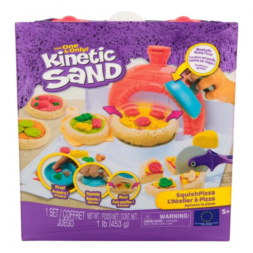 Kinetic Sand Squish Pizza i gruppen LEKSAKER / Skapa & måla / Kinetic Sand hos Spelexperten (6072551)