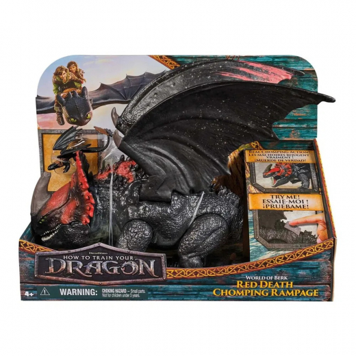 How To Train Your Dragon - Red Death Chomping Rampage i gruppen LEKSAKER / Figurer och lekset hos Spelexperten (6072650)