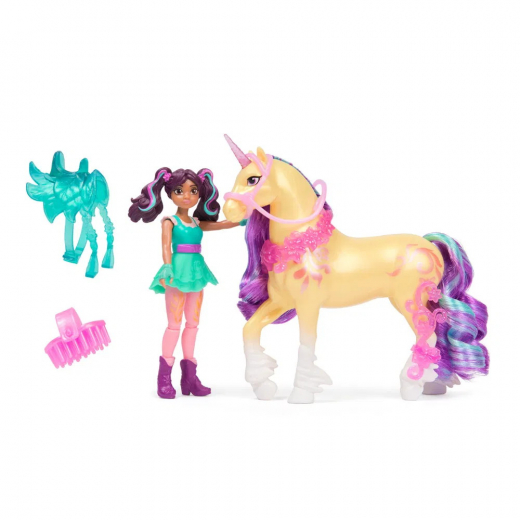 Unicorn Academy - Ava & Leaf V2 i gruppen LEKSAKER / Figurer och lekset / Unicorn Academy hos Spelexperten (6072678)