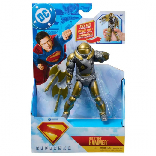 Superman - Epic Strike Hammer 15 cm i gruppen LEKSAKER / Figurer och lekset / DC hos Spelexperten (6073320)