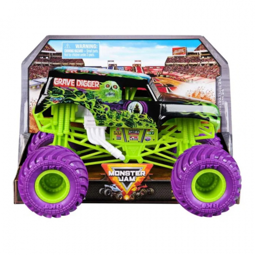Monster Jam 1:24 Die Cast - Grave Digger i gruppen LEKSAKER / Leksaksfordon / Monster Jam hos Spelexperten (6074256)