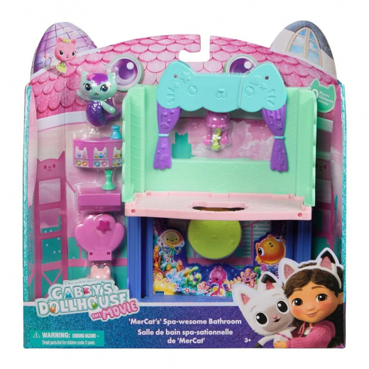 Gabby's Movie Portal Rooms - Bathroom i gruppen LEKSAKER / Figurer och lekset / Gabby's Dollhouse hos Spelexperten (6074306)