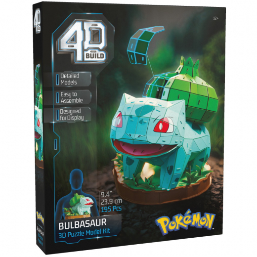 4D Pussel Pokémon Bulbasaur 30 cm i gruppen PUSSEL / 3D pussel hos Spelexperten (6075062)