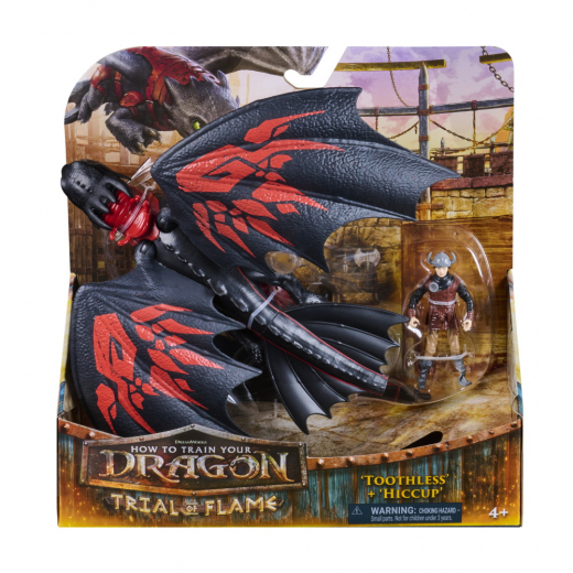 Dragons Viking & Dragon-Toothless & Hiccup i gruppen LEKSAKER / Figurer och lekset hos Spelexperten (6075557)