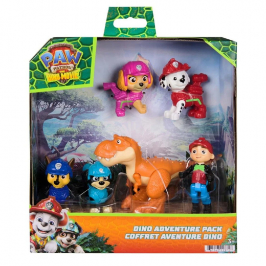 Paw Patrol - The Dino Movie - Dino Adventure Pack i gruppen LEKSAKER / Figurer och lekset / Paw Patrol hos Spelexperten (6075943)