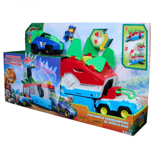 Paw Patrol - The Dino Movie - Dino Mobile Headquarters i gruppen LEKSAKER / Figurer och lekset / Paw Patrol hos Spelexperten (6076044)