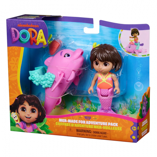 Dora The Explorer Adventure Pack - Dora & Dolphin i gruppen LEKSAKER / Figurer och lekset hos Spelexperten (6076291)