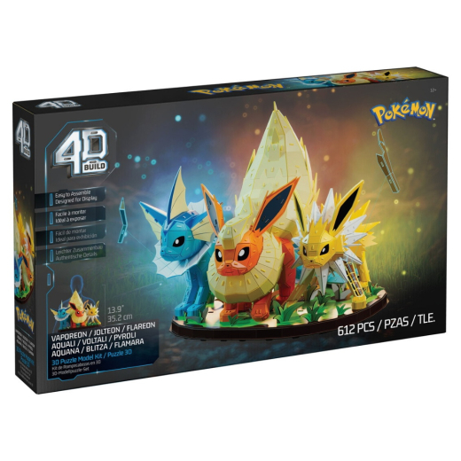 4D Build Pokémon Pussel Eevee Evolution Trio i gruppen PUSSEL / 3D pussel hos Spelexperten (6076769)