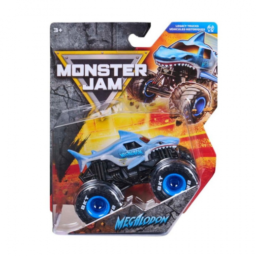 Monster Jam Monstertruck Megalodon 1:64 i gruppen LEKSAKER / Leksaksfordon / Monster Jam hos Spelexperten (6077762)