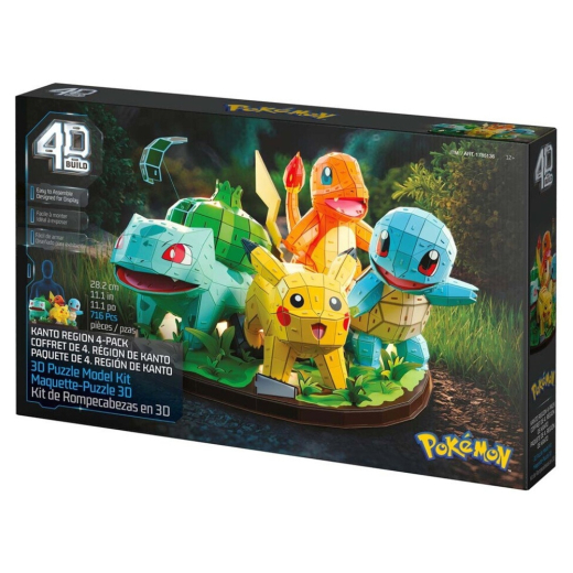 4D Build Pussel Pokémon First Starters i gruppen PUSSEL / 3D pussel hos Spelexperten (6079044)
