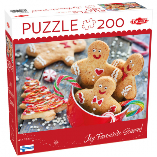 Tactic Pussel: Pepparkakor 200 Bitar i gruppen PUSSEL / Tactic hos Spelexperten (60864)