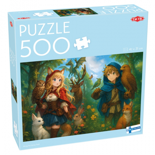 Tactic Pussel: Along The Sylvan Path 500 Bitar i gruppen PUSSEL / Tactic hos Spelexperten (60996)