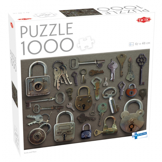 Tactic Pussel: Locks And Keys 1000 Bitar  i gruppen PUSSEL / Tactic hos Spelexperten (61059)