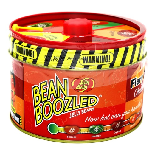 Bean Boozled - Flaming Five Challenge Spinner Tin i gruppen SÄLLSKAPSSPEL / Familjespel hos Spelexperten (62053-SV)