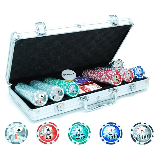 Pokerset Silver 300 Low Stakes i gruppen  hos Spelexperten (620910)