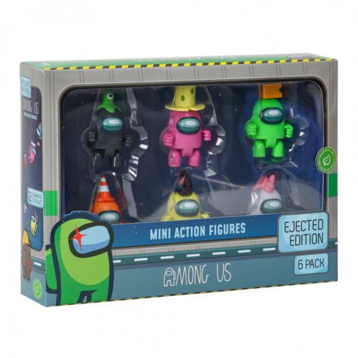 Among Us Mini Actionfigurer 6-pack i gruppen LEKSAKER / Figurer och lekset hos Spelexperten (6306AU)