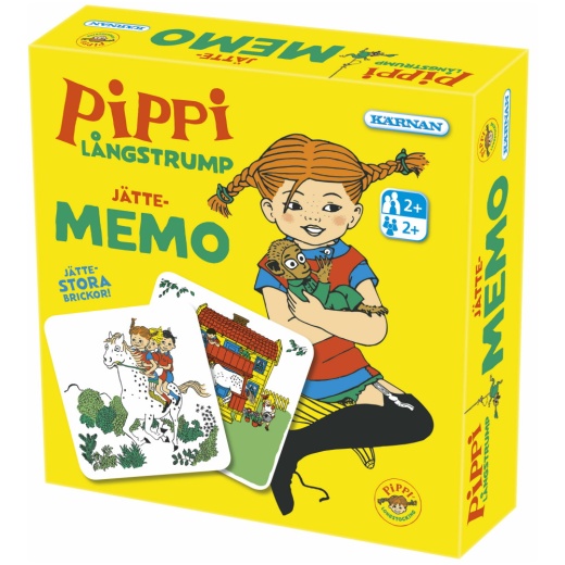 Memo Pippi XL i gruppen SÄLLSKAPSSPEL / Barnspel hos Spelexperten (631099)