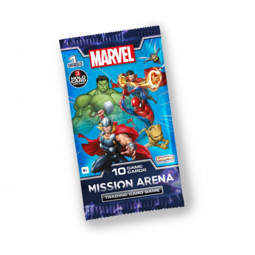 Marvel: Mission Arena TCG - Booster Pack i gruppen SÄLLSKAPSSPEL / Kortspel hos Spelexperten (632459)