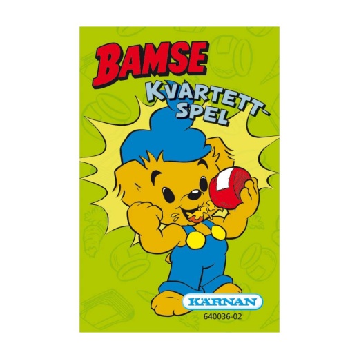 Kvartettspel Bamse i gruppen SÄLLSKAPSSPEL / Kortspel hos Spelexperten (640036)