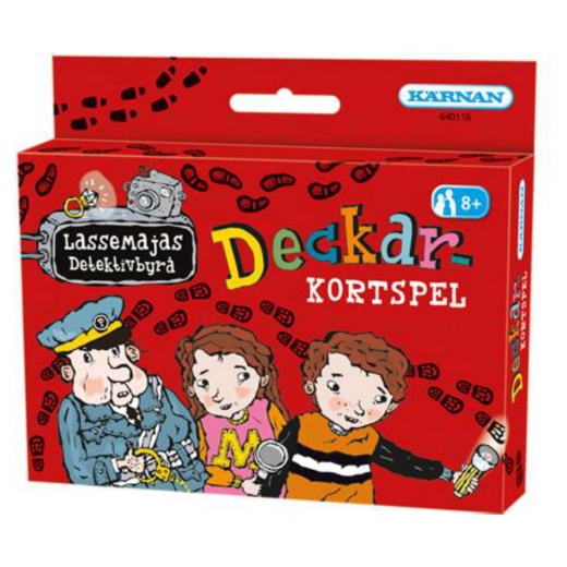 LasseMajas Detektivbyrå Deckar-kortspel i gruppen SÄLLSKAPSSPEL / Familjespel hos Spelexperten (640116)