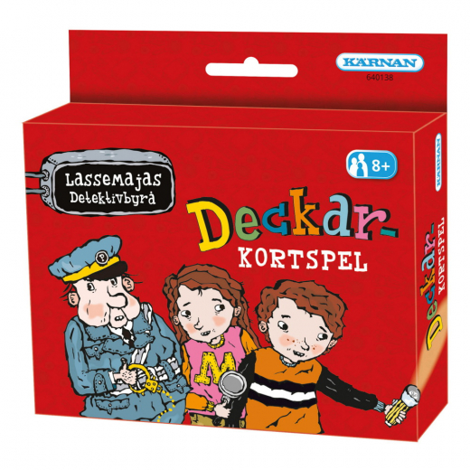 LasseMajas Detektivbyrå Deckar-kortspel i gruppen SÄLLSKAPSSPEL / Familjespel hos Spelexperten (640138)