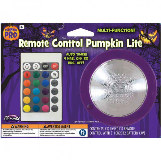 Deluxe Remote Pumpkin Light i gruppen LEKSAKER / Utklädnad / Halloween / Tillbehör Halloween hos Spelexperten (6494)