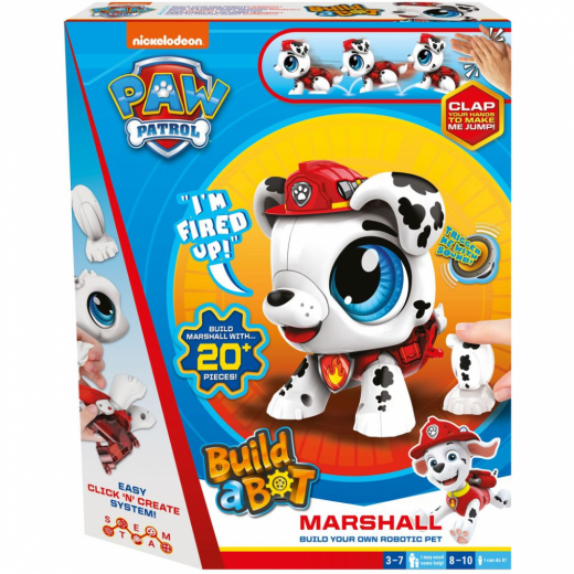 Build a Bot Paw Patrol Marshall i gruppen LEKSAKER / Experiment & teknik hos Spelexperten (65173472)