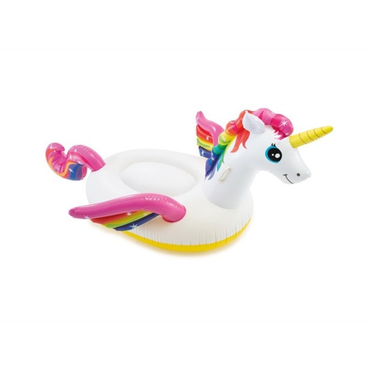 INTEX Enchanted Unicorn Ride-On i gruppen LEKSAKER / Vattenlek / Uppblåsbart hos Spelexperten (657561)