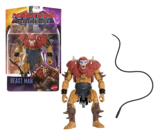 Masters of the Universe Beast Man actionfigur med piska- 14 cm i gruppen LEKSAKER / Figurer och lekset hos Spelexperten (66-2601-B)