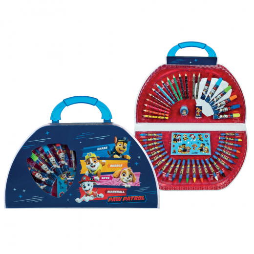 Paw Patrol - Färgläggningsset 51 delar i gruppen LEKSAKER / Skapa & måla / Skriva och Rita hos Spelexperten (6600000112)