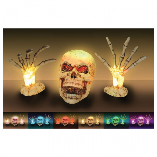 Colour Change LED Skeleton Gravebreaker Dekoration i gruppen Nyheter hos Spelexperten (6605C)