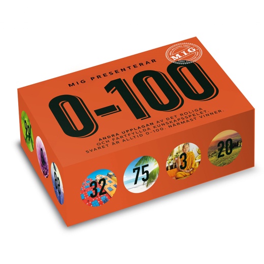 MIG 0-100 Orange i gruppen SÄLLSKAPSSPEL / Festspel hos Spelexperten (700529)