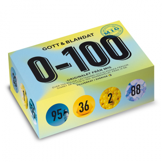 MIG 0-100 Gott & Blandat i gruppen SÄLLSKAPSSPEL / Familjespel hos Spelexperten (700659)