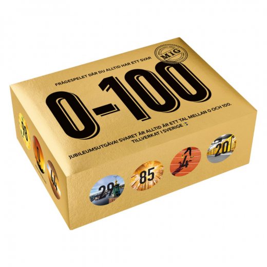 MIG 0-100 Guld i gruppen SÄLLSKAPSSPEL / Spelserier / MIG hos Spelexperten (700741)