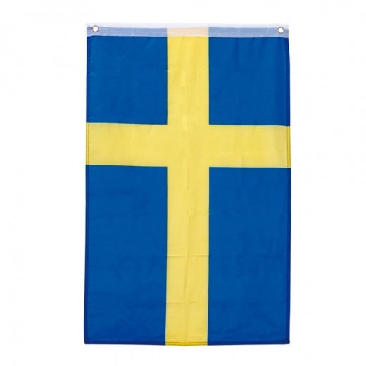 Sverige Flagga 90x60cm i gruppen UTOMHUSSPEL / Fotboll / Supporterprylar / Sverige hos Spelexperten (70295)