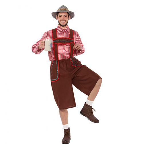 Maskeraddräkt - Tyrolsk Man i gruppen LEKSAKER / Utklädnad / Oktoberfest hos Spelexperten (706291)