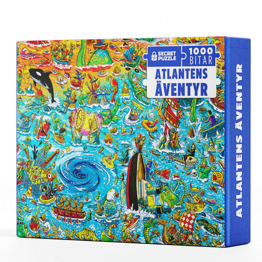 Mystery Puzzle Atlantens äventyr i gruppen SÄLLSKAPSSPEL / Escape Room / Escape Room pussel hos Spelexperten (7090057031174)