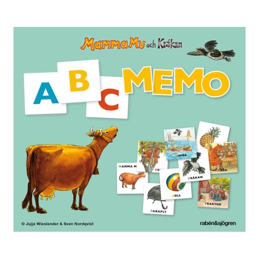 Mamma Mu och Kråkan ABC Memo i gruppen SÄLLSKAPSSPEL / Barnspel hos Spelexperten (711950)