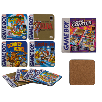 Glasunderlägg Gameboy Classic Collection i gruppen LEKSAKER / Roliga prylar / Roliga Presenter hos Spelexperten (713281)