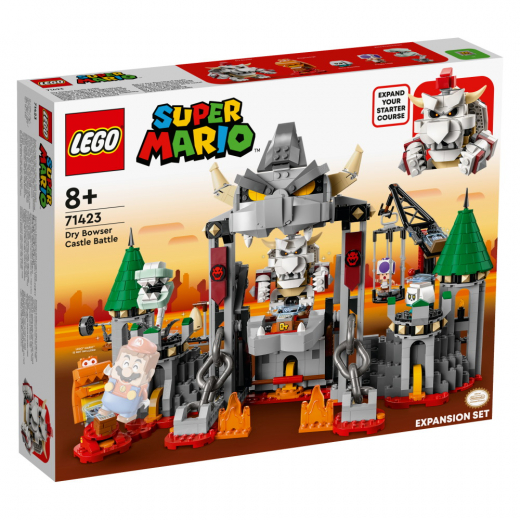 LEGO Super Mario - Dry Bowsers slottsstrid Expansionsset i gruppen  hos Spelexperten (71423)
