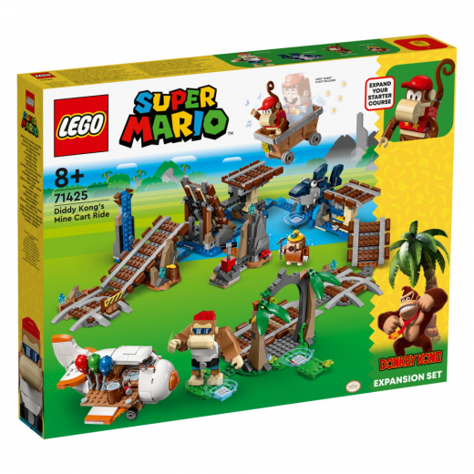 LEGO Super Mario - Diddy Kongs gruvvagnsfärd Expansionsset i gruppen LEKSAKER / LEGO / LEGO Super Mario hos Spelexperten (71425)