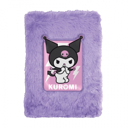 Anteckningsbok Plysch Kuromi i gruppen LEKSAKER / Skapa & måla / Skriva och Rita / Anteckningböcker hos Spelexperten (71641)