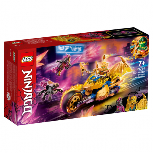 LEGO Ninjago - Jays gyllene drakmotorcykel i gruppen LEKSAKER / LEGO / LEGO Ninjago hos Spelexperten (71768)