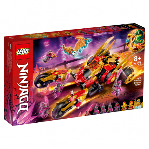 LEGO Ninjago - Kais gyllene drakfarkost i gruppen  hos Spelexperten (71773)