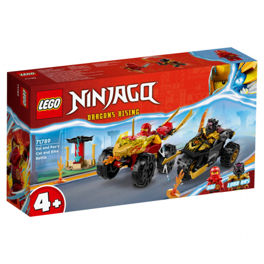 LEGO Ninjago - Kais och Ras bil- och motorcykelstrid i gruppen LEKSAKER / LEGO / LEGO Ninjago hos Spelexperten (71789)