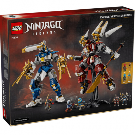 LEGO Ninjago - Tvillingtitanrobotarna i gruppen LEKSAKER / LEGO / LEGO Ninjago hos Spelexperten (71870)