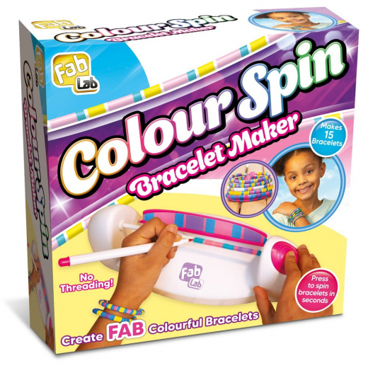 Fab Lab Colour Spin Armbandstillverkare i gruppen LEKSAKER / Skapa & måla hos Spelexperten (72025011)
